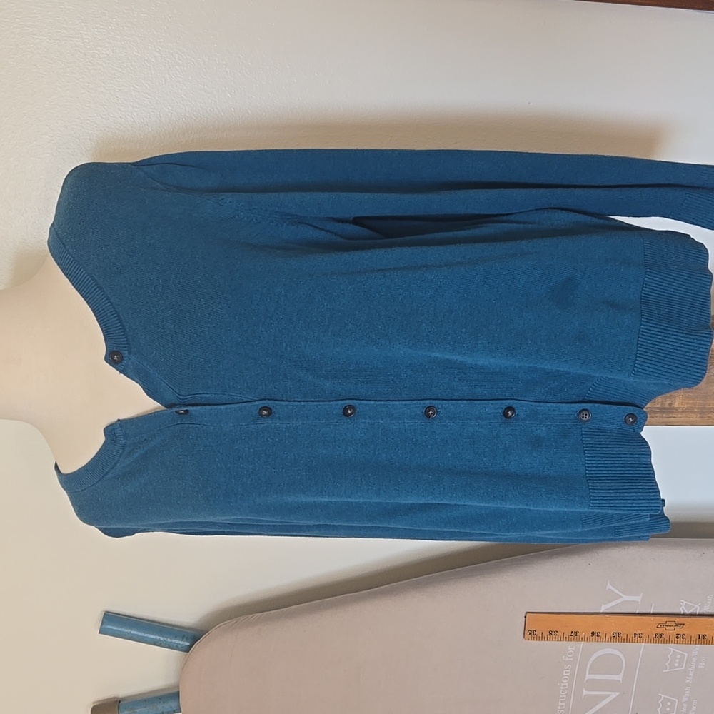 Jade Color Button Up Cardigan